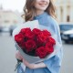 Букет 11 красных роз 50 см