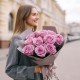 Букет 11 лиловых роз
