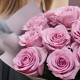 Букет 11 лиловых роз
