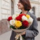 Букет 11 роз микс 50 см