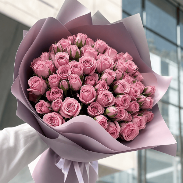 25 кустовых роз