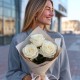 Букет 3 белые розы