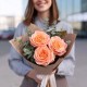 Букет 3 чайные розы