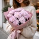 Букет из 3 кустовых хризантем