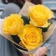 Букет 3 желтые розы