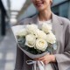 Букет 7 белых роз