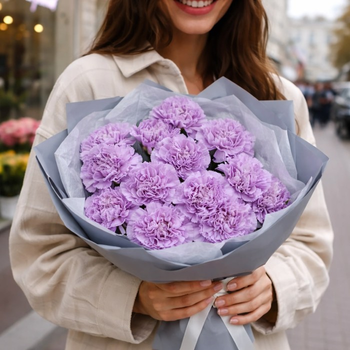 Букет лунных гвоздик