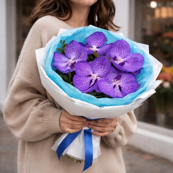 Букет орхидея Ванда