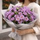 11 фиолетовых хризантем Вельвет
