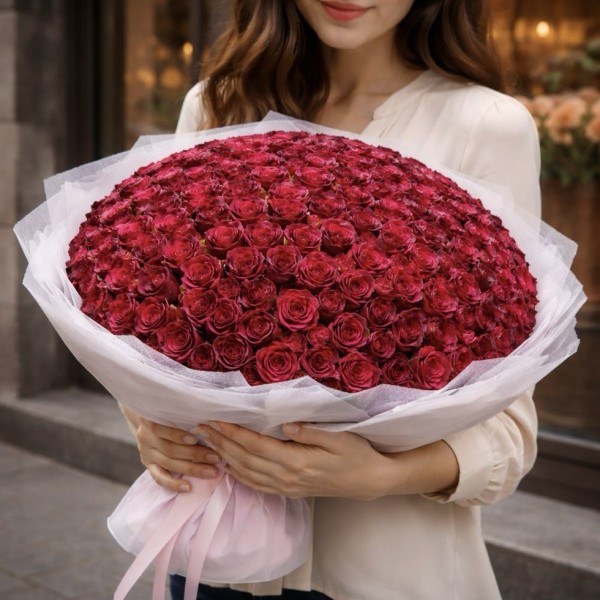 201 красная роза Кения