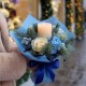 Зимний букет со свечой